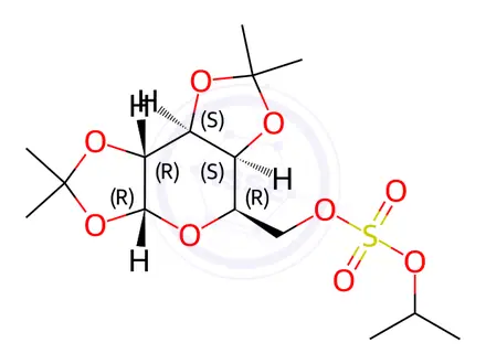 Chemical structure of Topiramate Impurity 50
