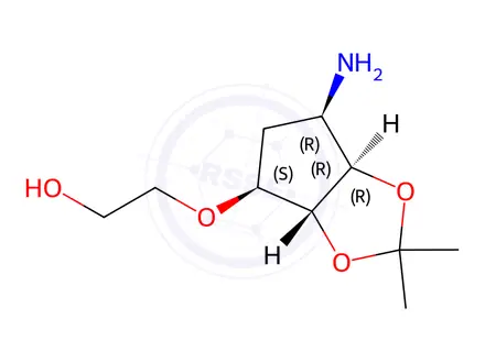 Chemical structure of Ticagrelor Impurity 325