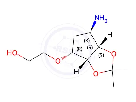 Chemical structure of Ticagrelor Impurity 529