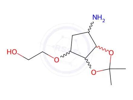 Chemical structure of Ticagrelor Related Compound 91