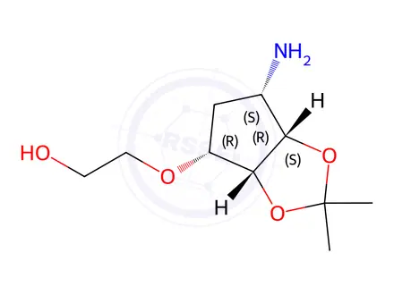 Chemical structure of Ticagrelor Impurity 88 Monomer