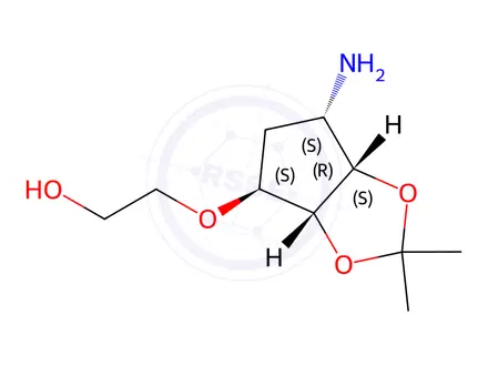 Chemical structure of Ticagrelor Impurity 112 Monomer
