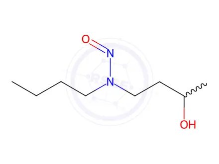Chemical structure of 2-BUTANOL,4-(BUTYLNITROSOAMINO)-