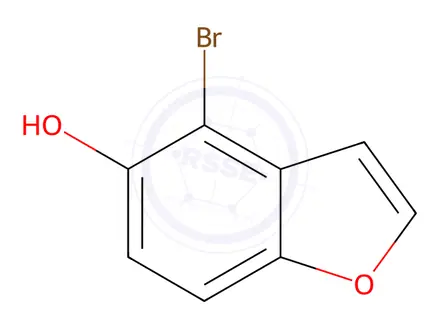 Chemical structure of 4-bromobenzofuran-5-ol