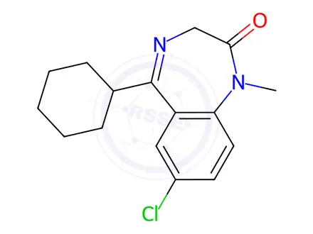 Chemical structure of Tetrazepam EP impurity C