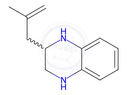 Chemical structure of Quinoxaline, 1,2,3,4-tetrahydro-2-(2-methyl-2-propenyl)-(9CI)