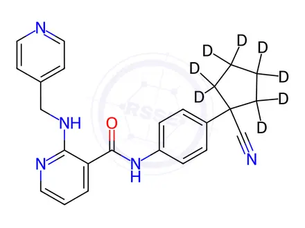 Chemical structure of Apatinib-d8