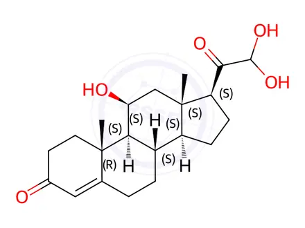 Chemical structure of Hydrocortisone Impurity 41