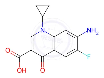 Chemical structure of Ciprofloxacin Impurity 13