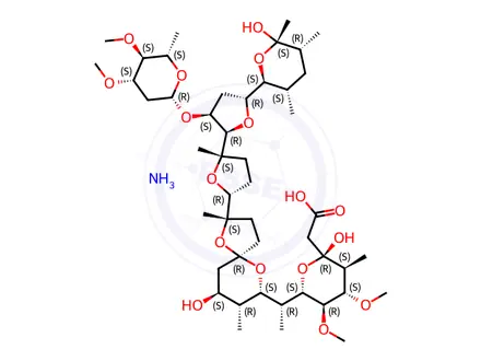 Chemical structure of Maduramicin ammonium salt