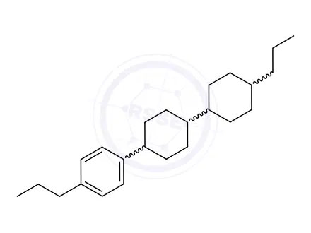Chemical structure of 4'-Propyl-4-(4-propyl-phenyl)-bicyclohexyl
