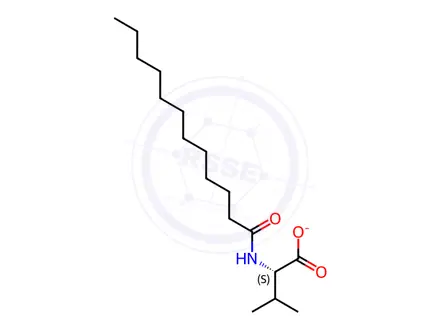 Chemical structure of Valine Impurity 96