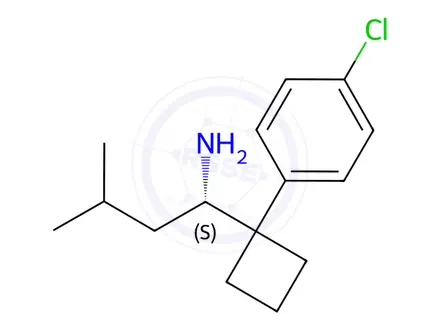 Chemical structure of Didesmethyl (aS)-Sibutramine Hydrochloride