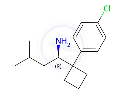Chemical structure of Didesmethyl (αR)-Sibutramine Hydrochloride