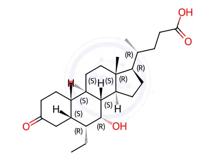 Chemical structure of Obeticholic Acid Impurity 33