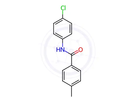 Chemical structure of N-(4-Chlorophenyl)-4-MethylbenzaMide, 97%