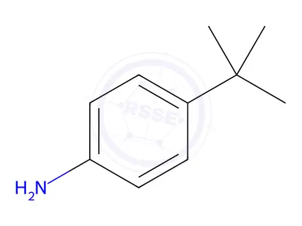 Chemical structure of 4-tert-Butylaniline Solution in Toluene