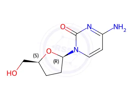 Chemical structure of Zalcitabine