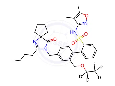 Chemical structure of Sparsentan-d5