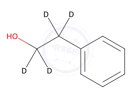 Chemical structure of 2-Phenylethan-1,1,2,2-d4-ol