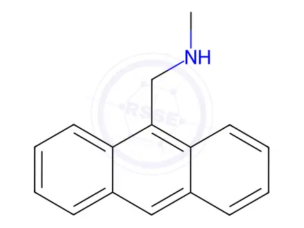 Chemical structure of 9-(N-Methylaminomethyl)anthracene