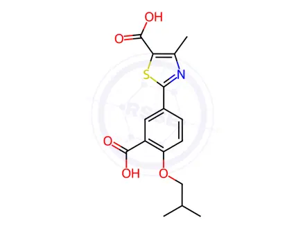 Chemical structure of Febuxostat Impurity 2