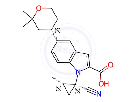 Chemical structure of Orforglipron Impurity 279