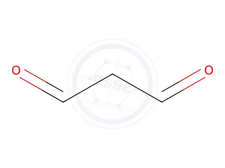 Chemical structure of Glycerol Impurity 33 (Propanedial)