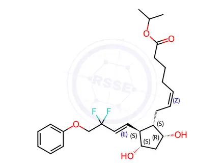Chemical structure of Tafluprost Impurity 5