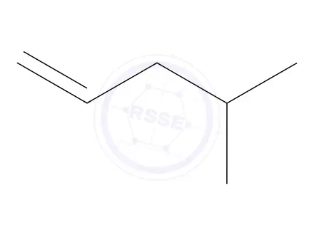 Chemical structure of 4-Methyl-1-pentene