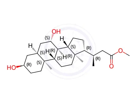Chemical structure of 24-Nor Ursodeoxycholic Acid Methyl Ester