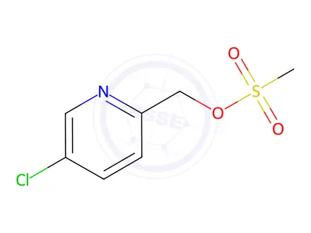 Chemical structure of (5-Chloropyridin-2-yl)methyl methanesulfonate