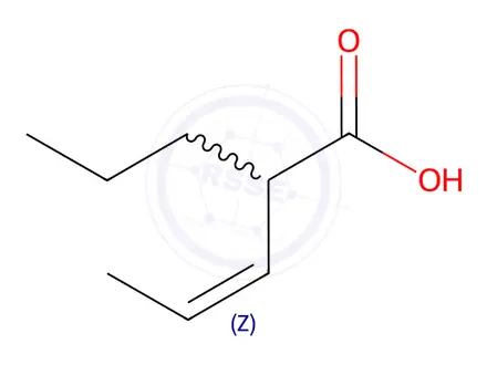 Chemical structure of Valproic Acid Impurity 180