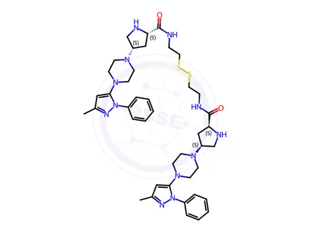 Chemical structure of Teneligliptin Impurity 10