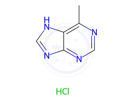 Chemical structure of 6-Methyl-9H-purine Hydrochloride