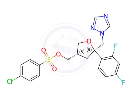 Chemical structure of posaconazole impurity 14