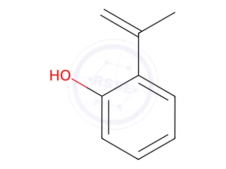 Chemical structure of 2-Isopropenylphenol