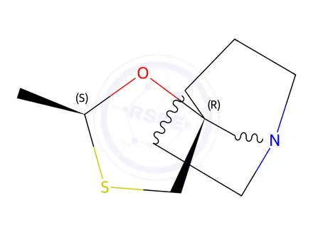 Chemical structure of Cevimeline trans-Isomer