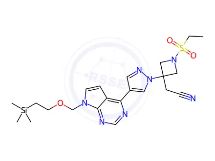 Chemical structure of Baricitinib Impurity 18