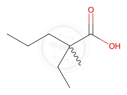 Chemical structure of Valproic Acid EP Impurity K