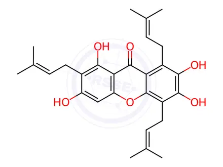 Chemical structure of Xanthone Impurity 113