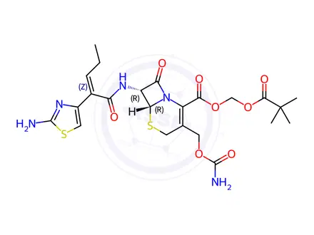 Chemical structure of Cefcapene Pivoxil Hydrochloride