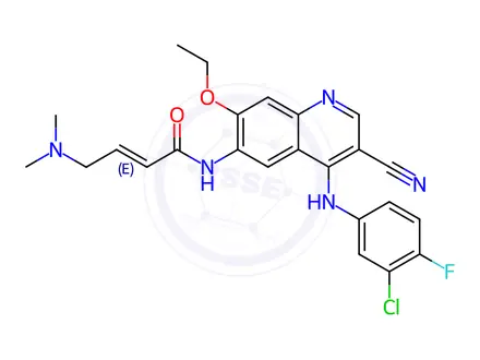 Chemical structure of Pelitinib