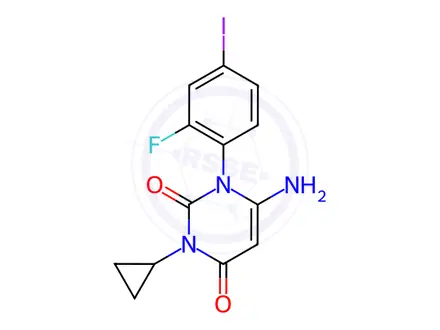 Chemical structure of Trametinib Impurity 7