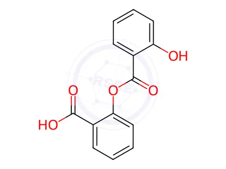 Chemical structure of Acetylsalicylic Acid EP Impurity E