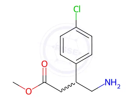 Chemical structure of Baclofen Methyl ester Hydrochloride