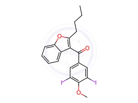 Chemical structure of Amiodarone Impurity 32