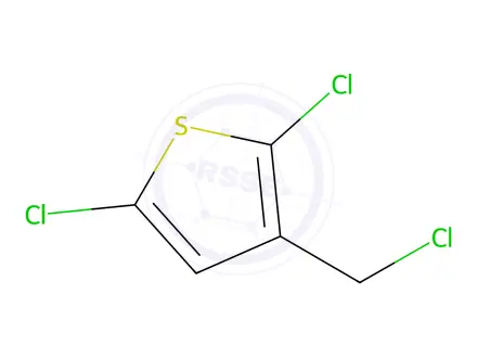 Chemical structure of 2,5-dichloro-3-(chloromethyl)thiophene
