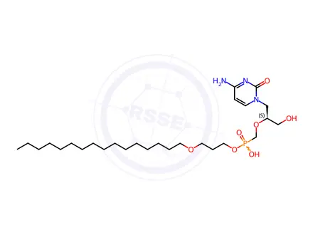 Chemical structure of Cidofovir Impurity 5 (Brincidofovir)