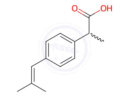 Chemical structure of Ibuprofen Impurity 163
